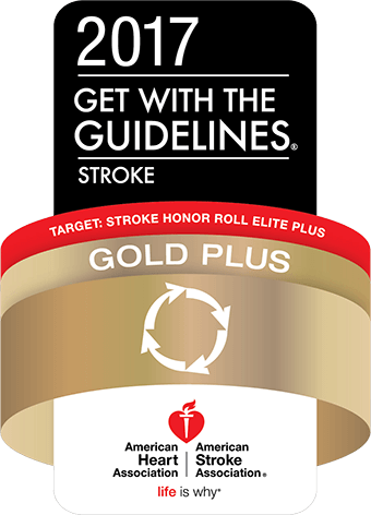 2017 Get With The Guidelines® - Stroke Gold Plus Achievement Award- American Heart Association